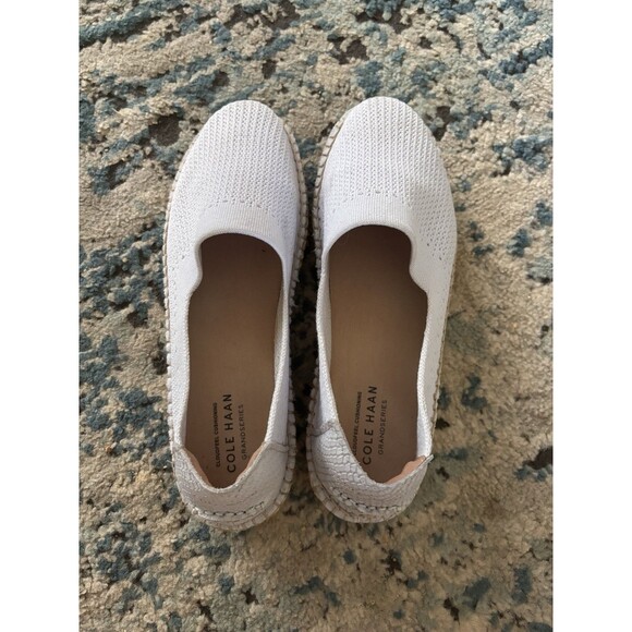 Cole Haan Womens Grandseries Cloudfeel Loafer Size 9 B Knit Shoe Pastel Blue - Picture 1 of 7